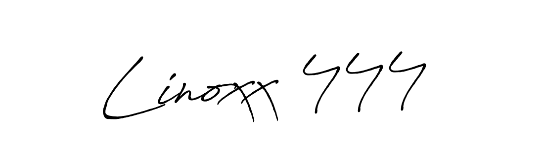 Similarly Antro_Vectra_Bolder is the best handwritten signature design. Signature creator online .You can use it as an online autograph creator for name Linoxx 444 . Linoxx 444  signature style 7 images and pictures png