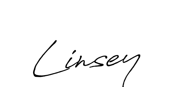 Also we have Linsey name is the best signature style. Create professional handwritten signature collection using Antro_Vectra_Bolder autograph style. Linsey signature style 7 images and pictures png