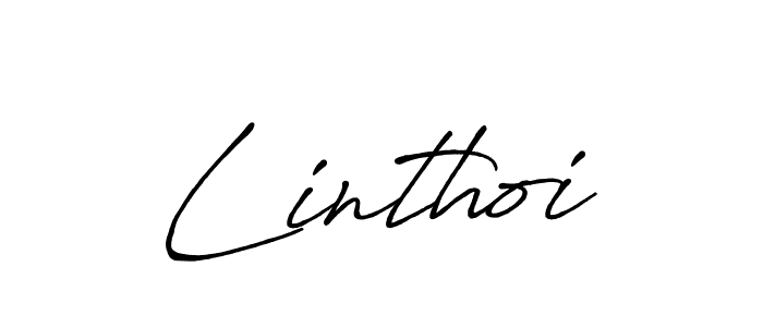 Make a beautiful signature design for name Linthoi. With this signature (Antro_Vectra_Bolder) style, you can create a handwritten signature for free. Linthoi signature style 7 images and pictures png