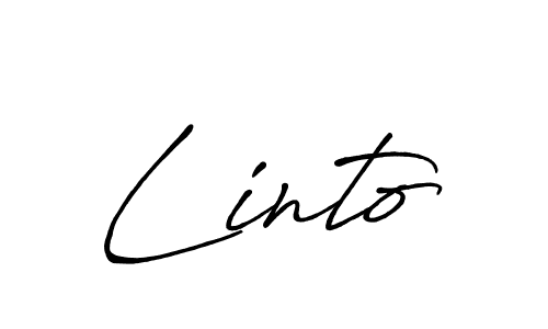 How to make Linto signature? Antro_Vectra_Bolder is a professional autograph style. Create handwritten signature for Linto name. Linto signature style 7 images and pictures png