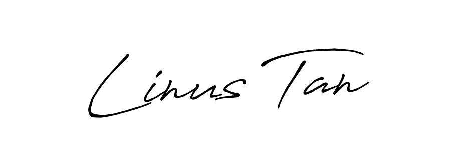 Design your own signature with our free online signature maker. With this signature software, you can create a handwritten (Antro_Vectra_Bolder) signature for name Linus Tan. Linus Tan signature style 7 images and pictures png