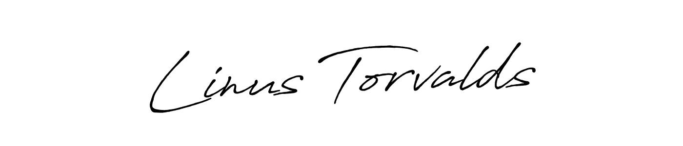 It looks lik you need a new signature style for name Linus Torvalds. Design unique handwritten (Antro_Vectra_Bolder) signature with our free signature maker in just a few clicks. Linus Torvalds signature style 7 images and pictures png