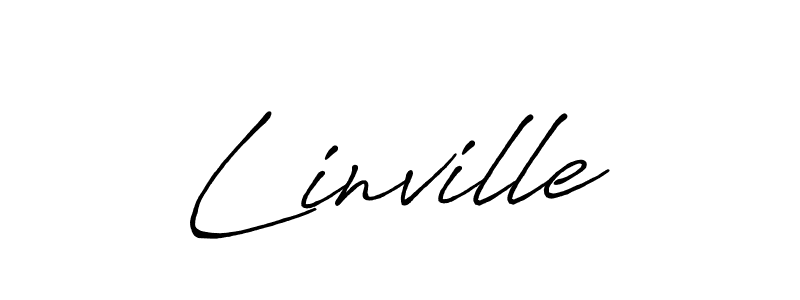 How to Draw Linville signature style? Antro_Vectra_Bolder is a latest design signature styles for name Linville. Linville signature style 7 images and pictures png