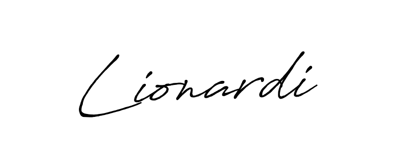 How to make Lionardi signature? Antro_Vectra_Bolder is a professional autograph style. Create handwritten signature for Lionardi name. Lionardi signature style 7 images and pictures png