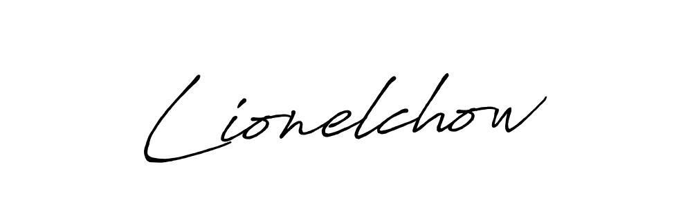 Similarly Antro_Vectra_Bolder is the best handwritten signature design. Signature creator online .You can use it as an online autograph creator for name Lionelchow. Lionelchow signature style 7 images and pictures png