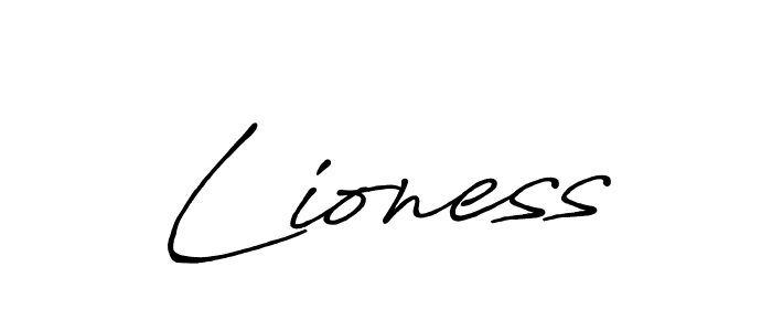 Best and Professional Signature Style for Lioness. Antro_Vectra_Bolder Best Signature Style Collection. Lioness signature style 7 images and pictures png