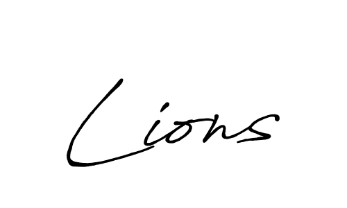 See photos of Lions official signature by Spectra . Check more albums & portfolios. Read reviews & check more about Antro_Vectra_Bolder font. Lions signature style 7 images and pictures png