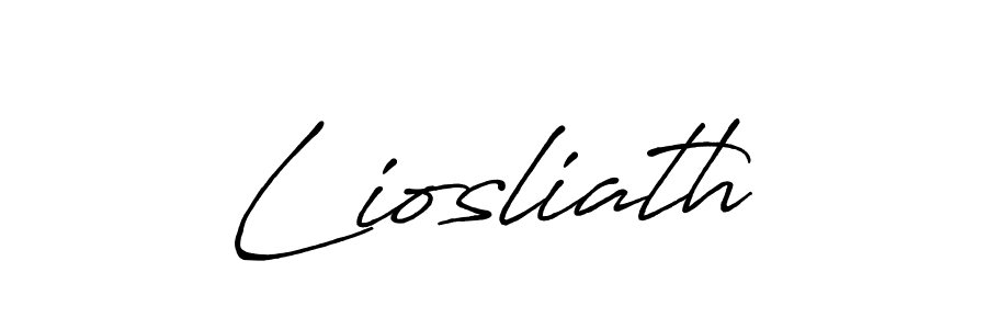 The best way (Antro_Vectra_Bolder) to make a short signature is to pick only two or three words in your name. The name Liosliath include a total of six letters. For converting this name. Liosliath signature style 7 images and pictures png