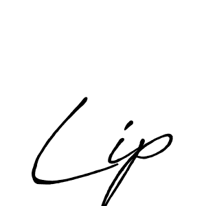 The best way (Antro_Vectra_Bolder) to make a short signature is to pick only two or three words in your name. The name Lip include a total of six letters. For converting this name. Lip signature style 7 images and pictures png