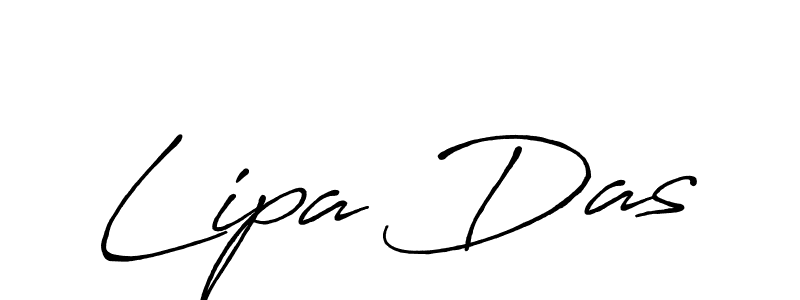 Also You can easily find your signature by using the search form. We will create Lipa Das name handwritten signature images for you free of cost using Antro_Vectra_Bolder sign style. Lipa Das signature style 7 images and pictures png