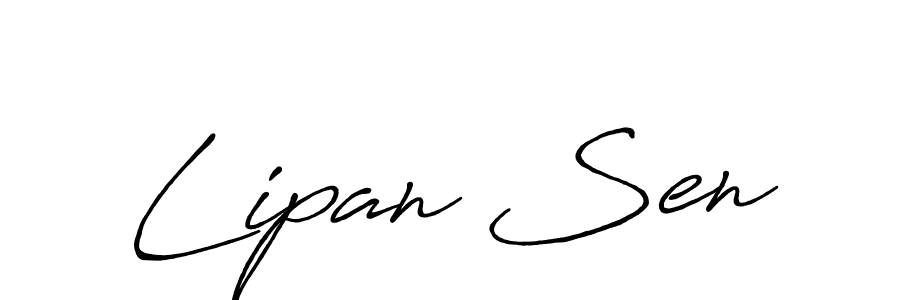 It looks lik you need a new signature style for name Lipan Sen. Design unique handwritten (Antro_Vectra_Bolder) signature with our free signature maker in just a few clicks. Lipan Sen signature style 7 images and pictures png