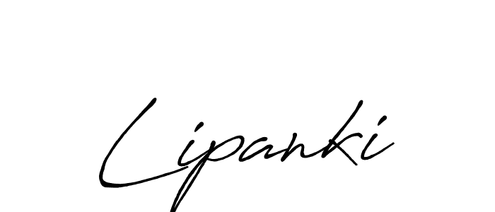 Create a beautiful signature design for name Lipanki. With this signature (Antro_Vectra_Bolder) fonts, you can make a handwritten signature for free. Lipanki signature style 7 images and pictures png