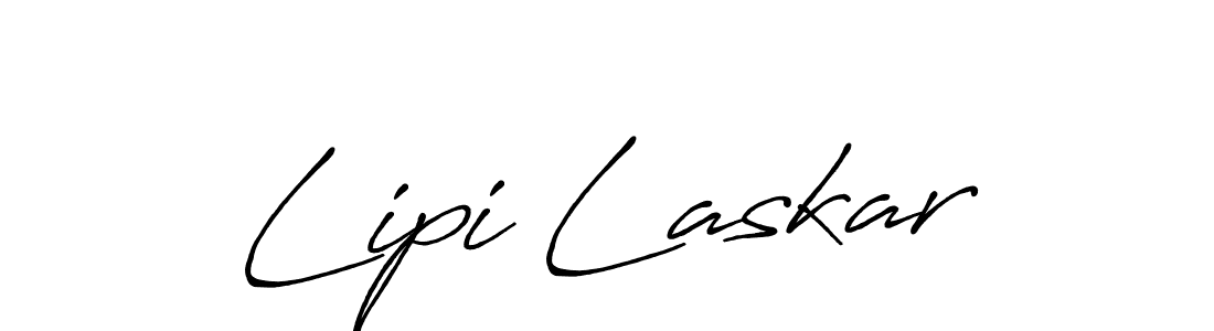 Lipi Laskar stylish signature style. Best Handwritten Sign (Antro_Vectra_Bolder) for my name. Handwritten Signature Collection Ideas for my name Lipi Laskar. Lipi Laskar signature style 7 images and pictures png