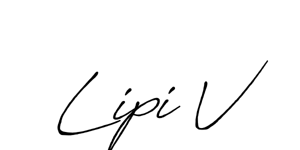Make a beautiful signature design for name Lipi V. Use this online signature maker to create a handwritten signature for free. Lipi V signature style 7 images and pictures png