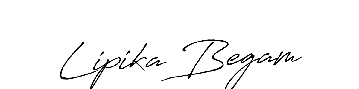Antro_Vectra_Bolder is a professional signature style that is perfect for those who want to add a touch of class to their signature. It is also a great choice for those who want to make their signature more unique. Get Lipika Begam name to fancy signature for free. Lipika Begam signature style 7 images and pictures png