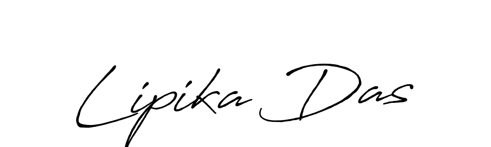 Make a beautiful signature design for name Lipika Das. With this signature (Antro_Vectra_Bolder) style, you can create a handwritten signature for free. Lipika Das signature style 7 images and pictures png