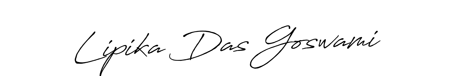 Make a beautiful signature design for name Lipika Das Goswami. With this signature (Antro_Vectra_Bolder) style, you can create a handwritten signature for free. Lipika Das Goswami signature style 7 images and pictures png