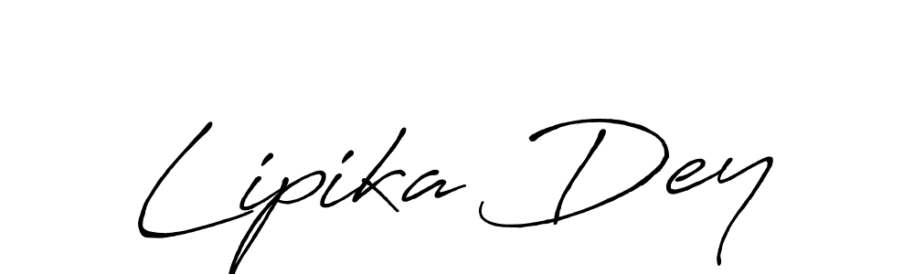 The best way (Antro_Vectra_Bolder) to make a short signature is to pick only two or three words in your name. The name Lipika Dey include a total of six letters. For converting this name. Lipika Dey signature style 7 images and pictures png