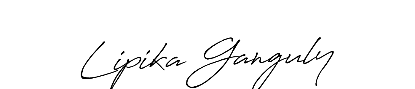 Design your own signature with our free online signature maker. With this signature software, you can create a handwritten (Antro_Vectra_Bolder) signature for name Lipika Ganguly. Lipika Ganguly signature style 7 images and pictures png