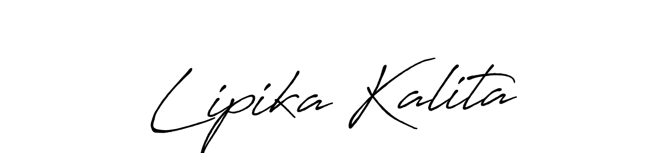 How to make Lipika Kalita signature? Antro_Vectra_Bolder is a professional autograph style. Create handwritten signature for Lipika Kalita name. Lipika Kalita signature style 7 images and pictures png