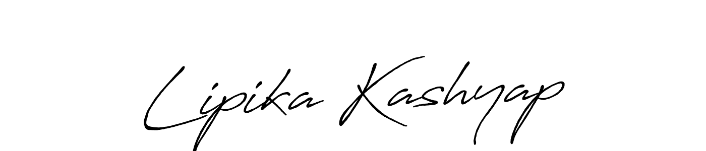 Lipika Kashyap stylish signature style. Best Handwritten Sign (Antro_Vectra_Bolder) for my name. Handwritten Signature Collection Ideas for my name Lipika Kashyap. Lipika Kashyap signature style 7 images and pictures png