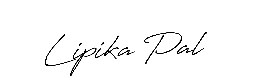 Make a beautiful signature design for name Lipika Pal. With this signature (Antro_Vectra_Bolder) style, you can create a handwritten signature for free. Lipika Pal signature style 7 images and pictures png