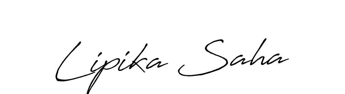 Make a short Lipika Saha signature style. Manage your documents anywhere anytime using Antro_Vectra_Bolder. Create and add eSignatures, submit forms, share and send files easily. Lipika Saha signature style 7 images and pictures png