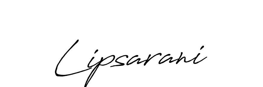 Use a signature maker to create a handwritten signature online. With this signature software, you can design (Antro_Vectra_Bolder) your own signature for name Lipsarani. Lipsarani signature style 7 images and pictures png