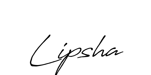 Design your own signature with our free online signature maker. With this signature software, you can create a handwritten (Antro_Vectra_Bolder) signature for name Lipsha. Lipsha signature style 7 images and pictures png