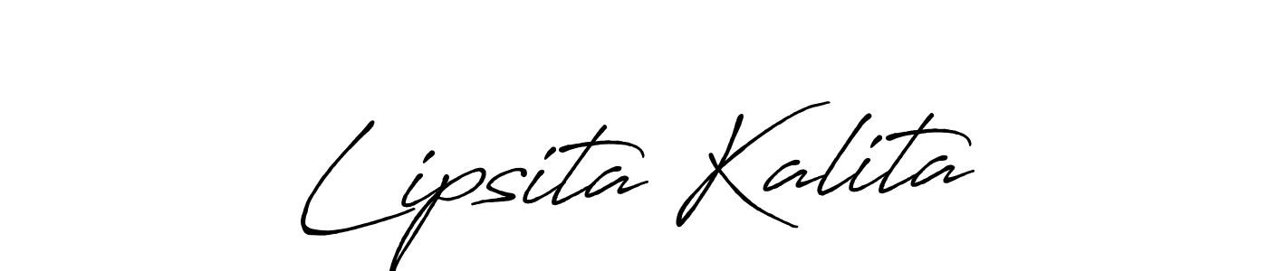 Antro_Vectra_Bolder is a professional signature style that is perfect for those who want to add a touch of class to their signature. It is also a great choice for those who want to make their signature more unique. Get Lipsita Kalita name to fancy signature for free. Lipsita Kalita signature style 7 images and pictures png