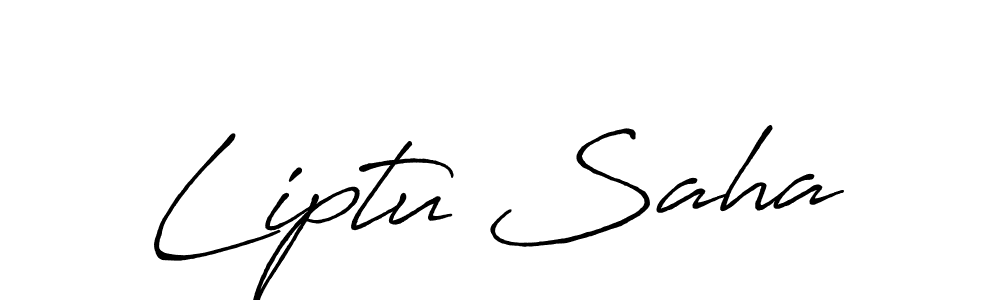 You should practise on your own different ways (Antro_Vectra_Bolder) to write your name (Liptu Saha) in signature. don't let someone else do it for you. Liptu Saha signature style 7 images and pictures png