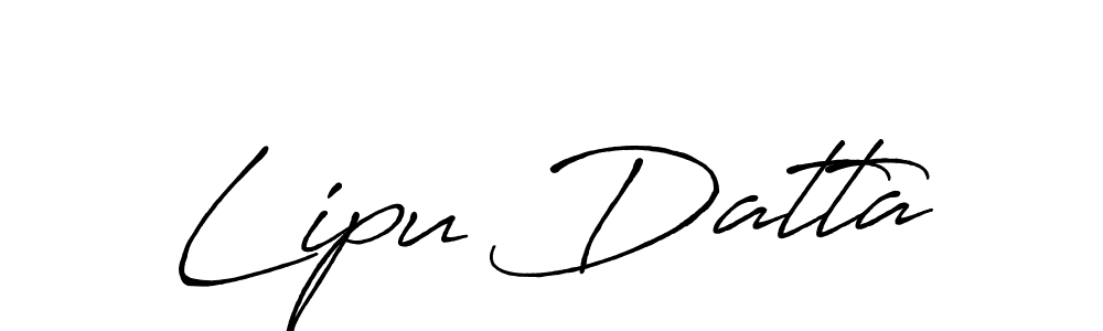 You should practise on your own different ways (Antro_Vectra_Bolder) to write your name (Lipu Datta) in signature. don't let someone else do it for you. Lipu Datta signature style 7 images and pictures png