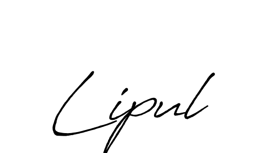 Similarly Antro_Vectra_Bolder is the best handwritten signature design. Signature creator online .You can use it as an online autograph creator for name Lipul. Lipul signature style 7 images and pictures png
