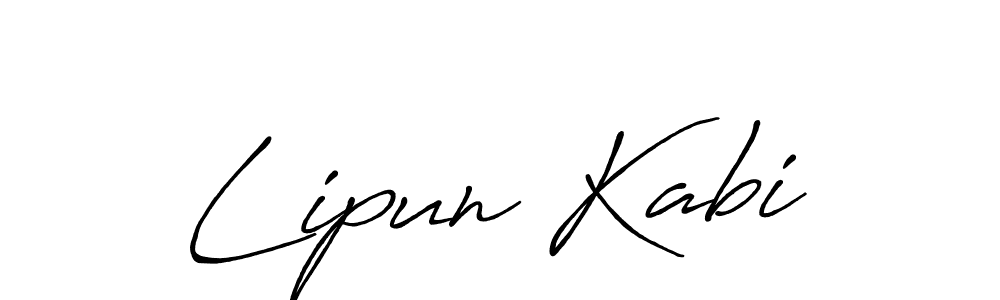 Make a beautiful signature design for name Lipun Kabi. Use this online signature maker to create a handwritten signature for free. Lipun Kabi signature style 7 images and pictures png