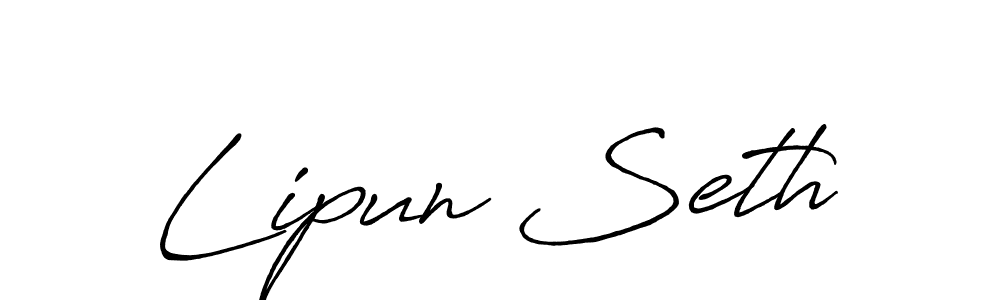 How to Draw Lipun Seth signature style? Antro_Vectra_Bolder is a latest design signature styles for name Lipun Seth. Lipun Seth signature style 7 images and pictures png