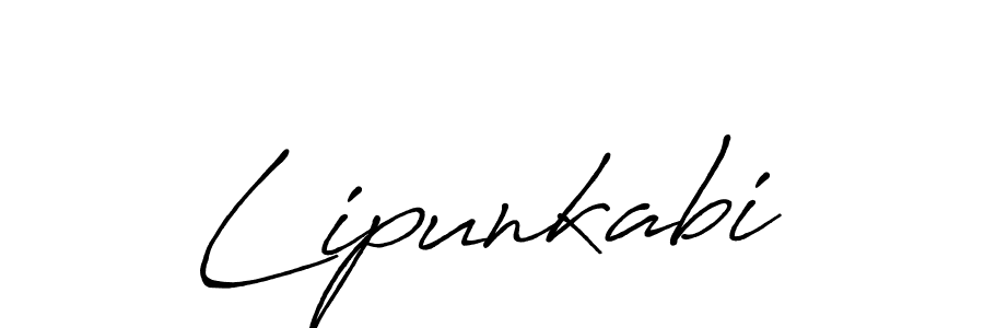 Design your own signature with our free online signature maker. With this signature software, you can create a handwritten (Antro_Vectra_Bolder) signature for name Lipunkabi. Lipunkabi signature style 7 images and pictures png