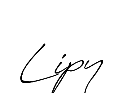 How to make Lipy name signature. Use Antro_Vectra_Bolder style for creating short signs online. This is the latest handwritten sign. Lipy signature style 7 images and pictures png