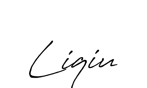 Also we have Liqiu name is the best signature style. Create professional handwritten signature collection using Antro_Vectra_Bolder autograph style. Liqiu signature style 7 images and pictures png