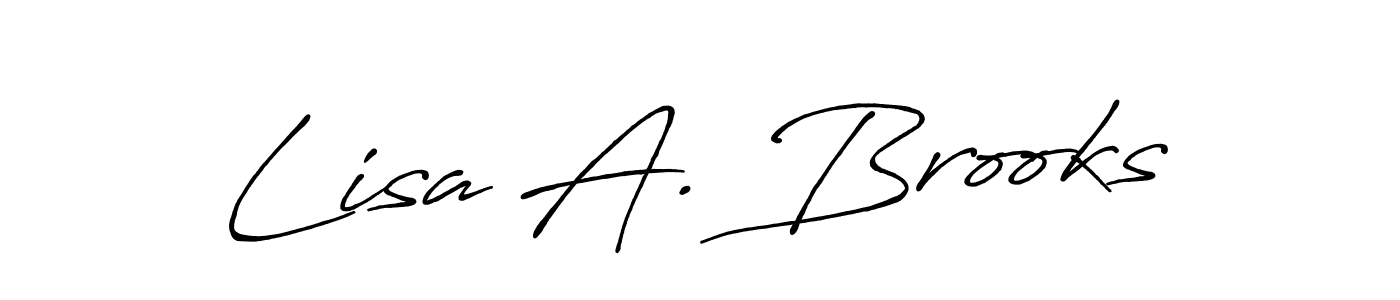 How to Draw Lisa A. Brooks signature style? Antro_Vectra_Bolder is a latest design signature styles for name Lisa A. Brooks. Lisa A. Brooks signature style 7 images and pictures png