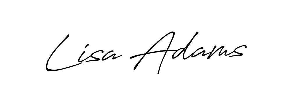 How to Draw Lisa Adams signature style? Antro_Vectra_Bolder is a latest design signature styles for name Lisa Adams. Lisa Adams signature style 7 images and pictures png