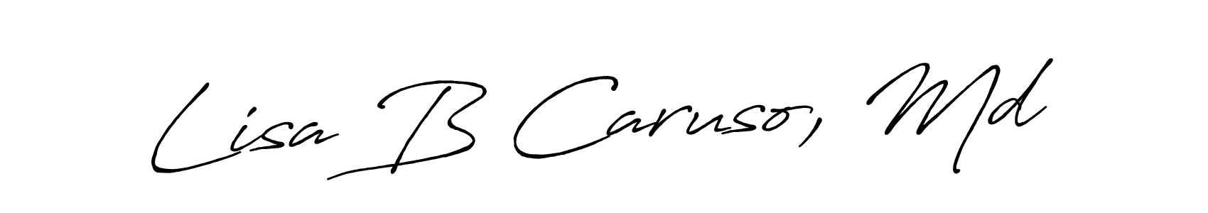 if you are searching for the best signature style for your name Lisa B Caruso, Md. so please give up your signature search. here we have designed multiple signature styles  using Antro_Vectra_Bolder. Lisa B Caruso, Md signature style 7 images and pictures png