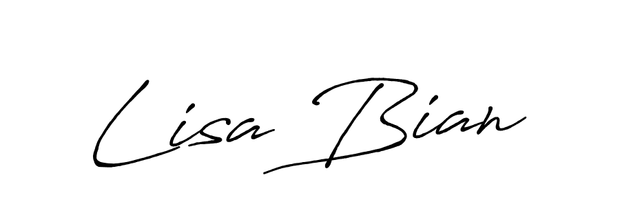 How to Draw Lisa Bian signature style? Antro_Vectra_Bolder is a latest design signature styles for name Lisa Bian. Lisa Bian signature style 7 images and pictures png