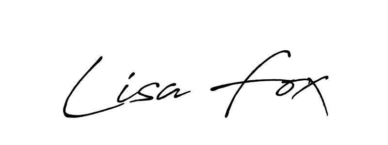Antro_Vectra_Bolder is a professional signature style that is perfect for those who want to add a touch of class to their signature. It is also a great choice for those who want to make their signature more unique. Get Lisa Fox name to fancy signature for free. Lisa Fox signature style 7 images and pictures png
