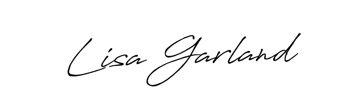 if you are searching for the best signature style for your name Lisa Garland. so please give up your signature search. here we have designed multiple signature styles  using Antro_Vectra_Bolder. Lisa Garland signature style 7 images and pictures png