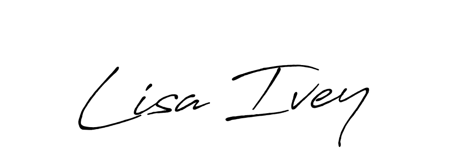 How to make Lisa Ivey signature? Antro_Vectra_Bolder is a professional autograph style. Create handwritten signature for Lisa Ivey name. Lisa Ivey signature style 7 images and pictures png