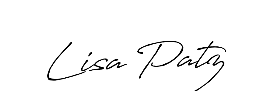 Antro_Vectra_Bolder is a professional signature style that is perfect for those who want to add a touch of class to their signature. It is also a great choice for those who want to make their signature more unique. Get Lisa Patz name to fancy signature for free. Lisa Patz signature style 7 images and pictures png