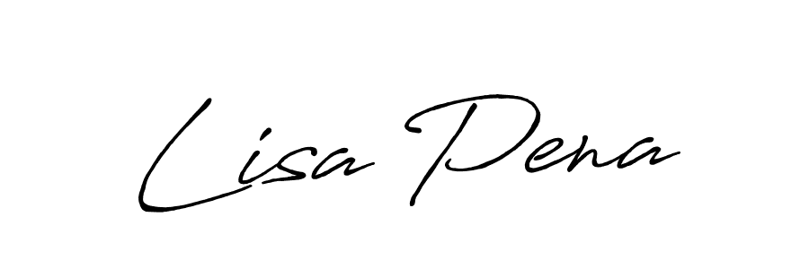 You should practise on your own different ways (Antro_Vectra_Bolder) to write your name (Lisa Pena) in signature. don't let someone else do it for you. Lisa Pena signature style 7 images and pictures png