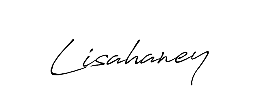 You should practise on your own different ways (Antro_Vectra_Bolder) to write your name (Lisahaney) in signature. don't let someone else do it for you. Lisahaney signature style 7 images and pictures png