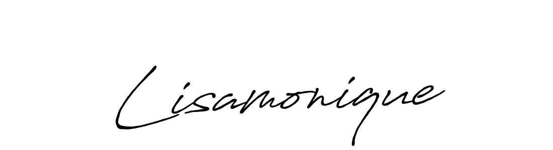 Best and Professional Signature Style for Lisamonique. Antro_Vectra_Bolder Best Signature Style Collection. Lisamonique signature style 7 images and pictures png