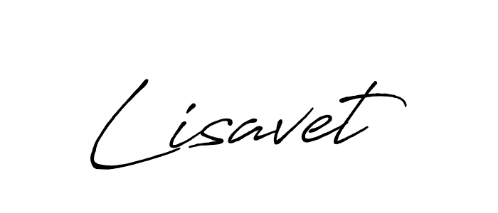 Use a signature maker to create a handwritten signature online. With this signature software, you can design (Antro_Vectra_Bolder) your own signature for name Lisavet. Lisavet signature style 7 images and pictures png